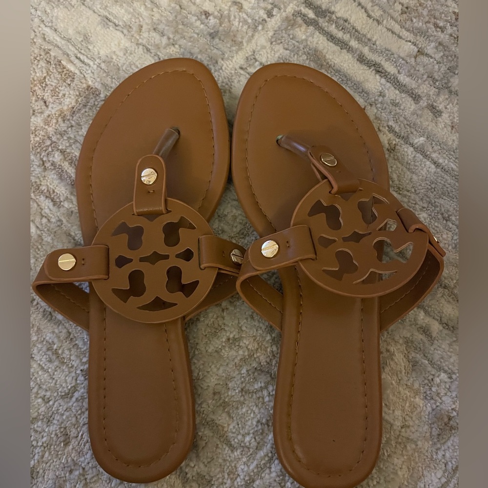 tory burch brown sandals